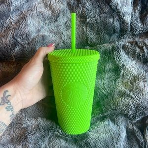 Starbucks Neon Green Studded Grande Tumbler